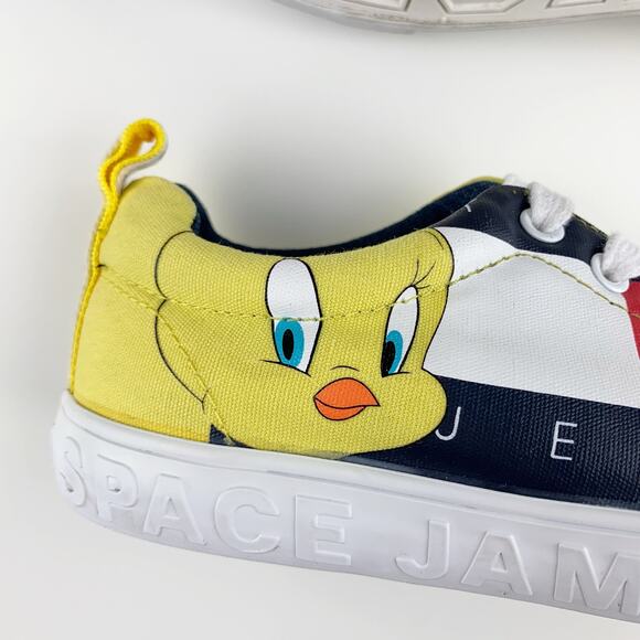 Tommy Hilfiger Jeans x Space Jam Tweety Bird Casual Sneakers Kids 2 - Picture 11 of 15